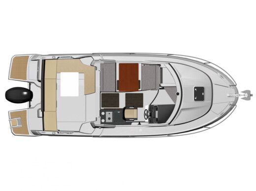 Motorboat  Merry Fisher 795 Boat layout
