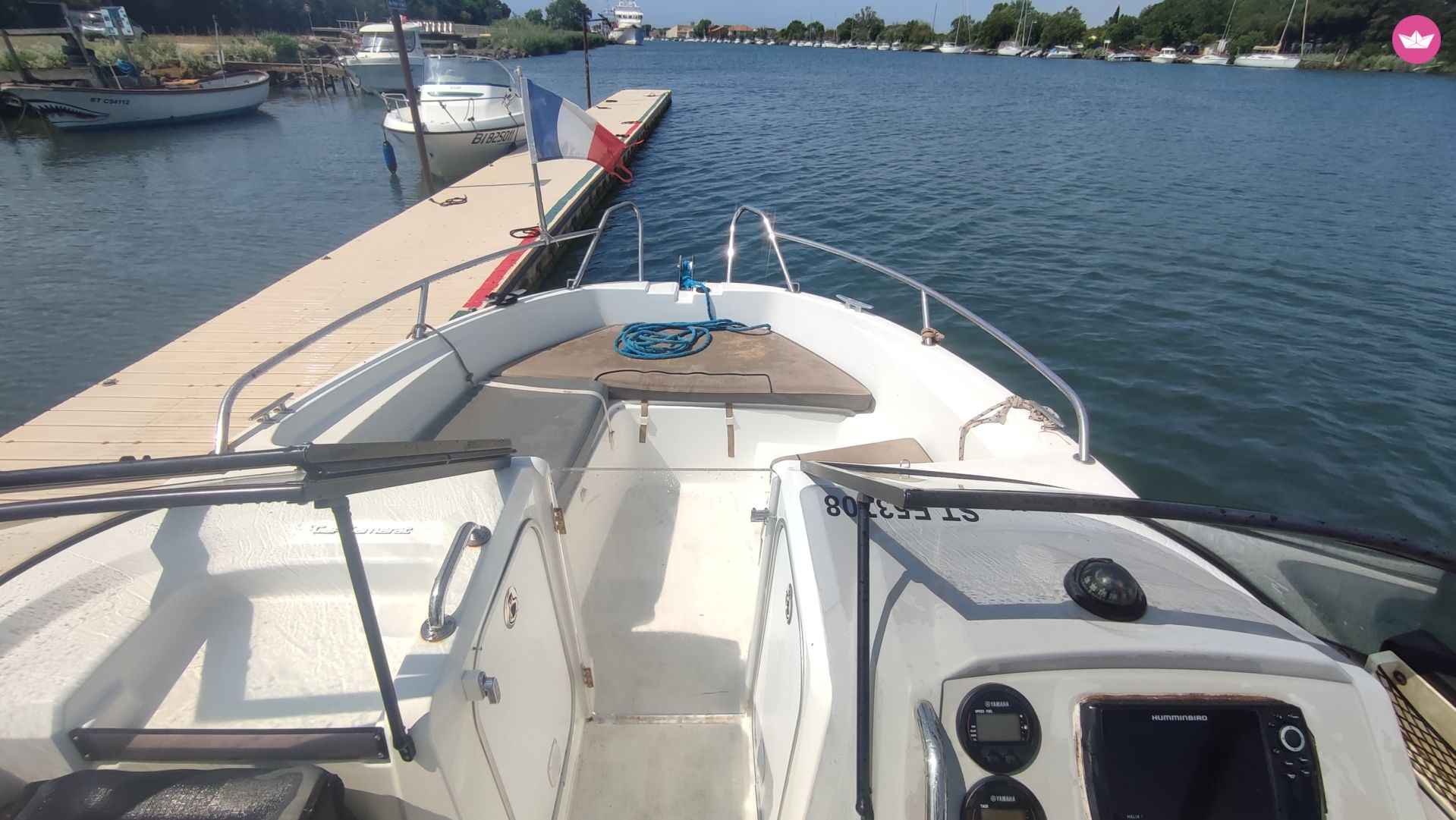 Bateau à moteur Jeanneau cap camarat 5,5 BR 115cv 6
