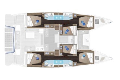 Noleggio Catamarano  Lagoon 51 Cugnana Verde