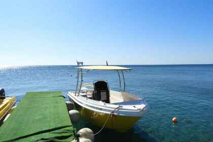 Rent a boat without a speedboat license in Kolymbia
