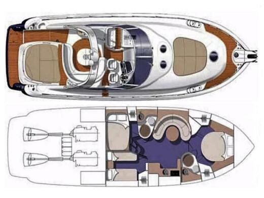 Motorboat Cranchi 50 ht Boat design plan