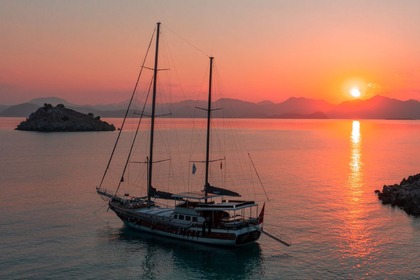 lovely gulet for cruising the stunning Bozburun areaa