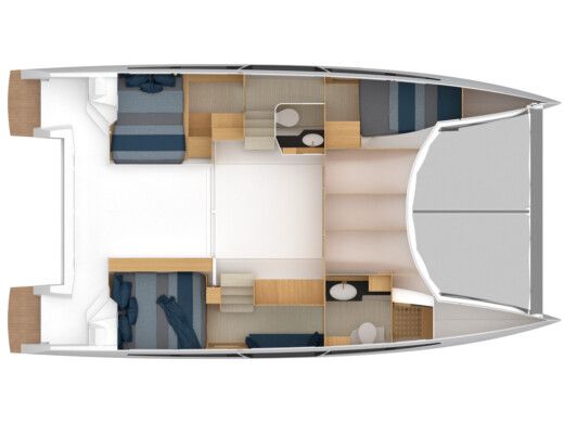 Catamaran Comar Yachts C-Cat 37 Boat design plan