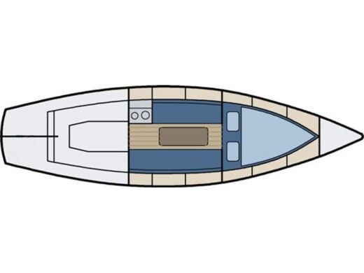 Sailboat Nordic Folkboat Boot Grundriss