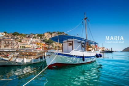 Location Goélette Custom Traditional Greek Kaiki Ano Symi