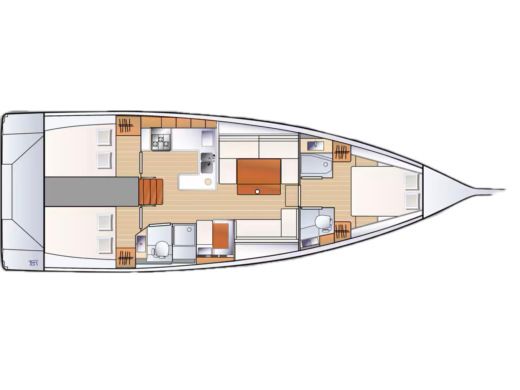 Sailboat  RM 1380 L boat plan