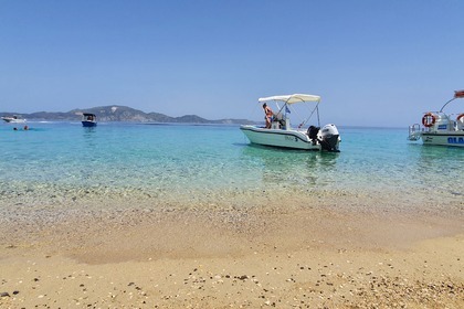 Explore Zakynthos with Ariadne, a 40hp speedboat for up to 4 guests – no license required! Perfect for daily cruises to Navagio, Blue Caves, Keri Caves & Turtle Island.