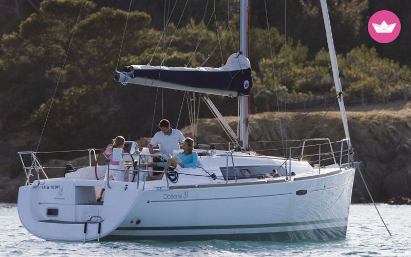 Charter sailboat in Barcelona  