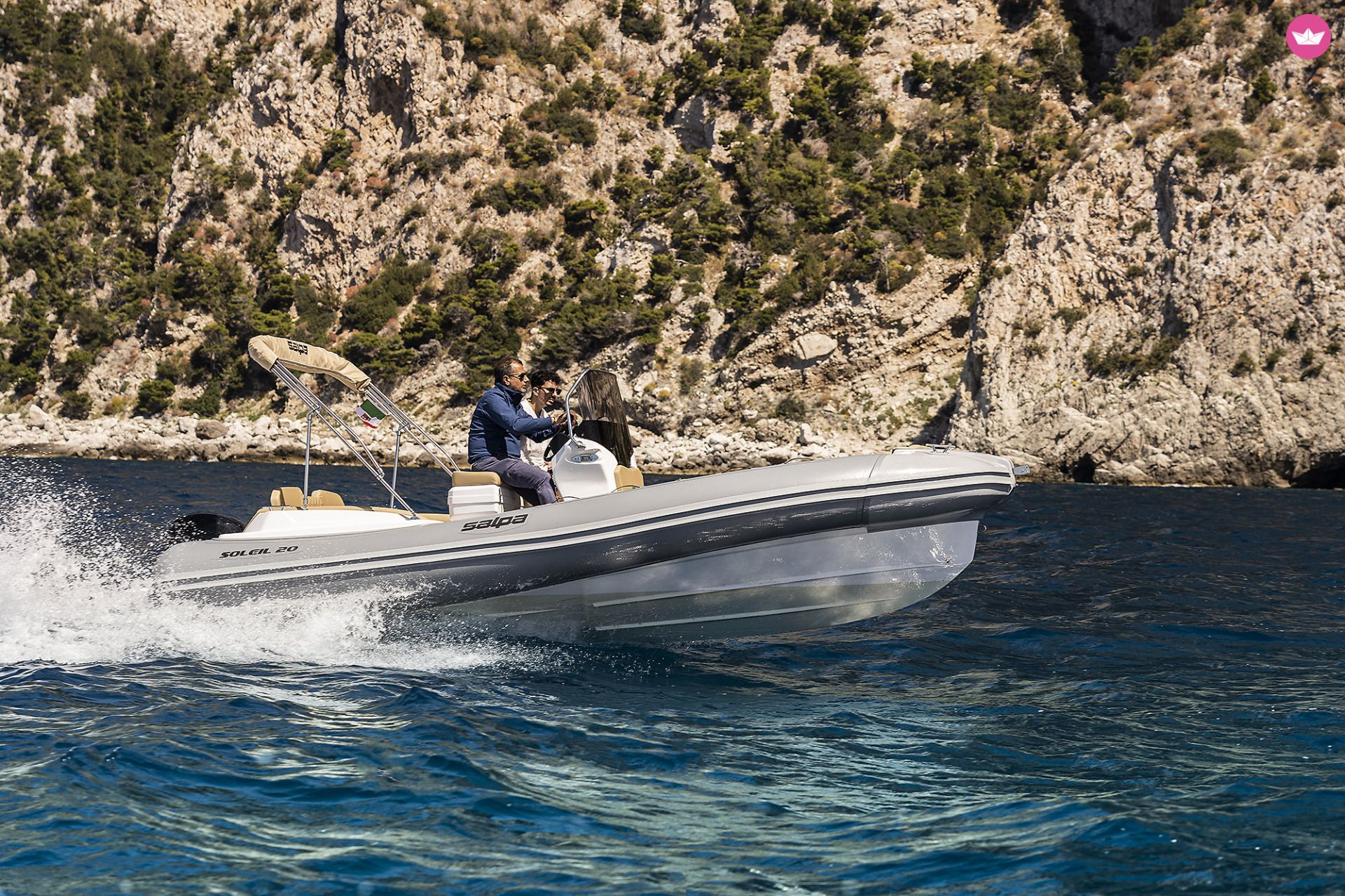 Bateau sans permis Salpa SOLEIL 20 40cv