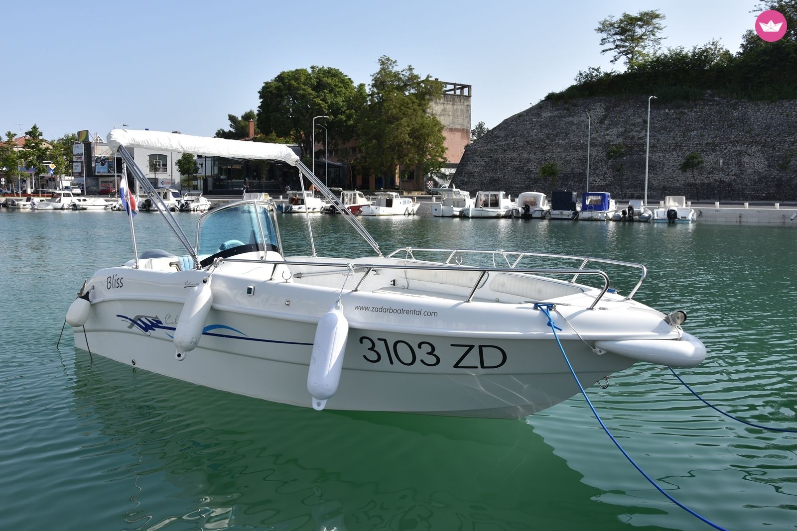 Charter motorboat in Zadar  