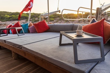 Luxury Gulet With A Flybridge Lounge