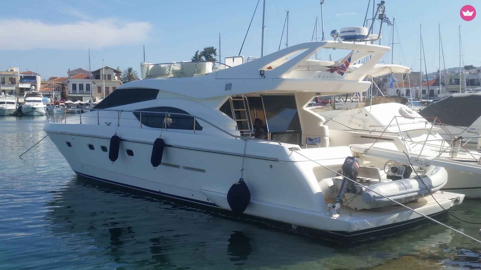 Charter motorboat in Athens  