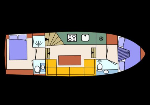 Houseboat Mirella Elite Valk Content 1260 Boat design plan