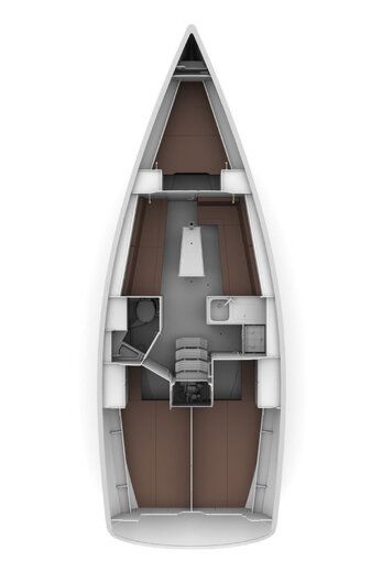 Sailboat Bavaria Yachtbau 34 Cruiser  boat plan