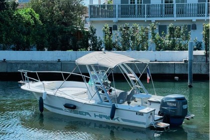 Miete Motorboot Kelt White shark 215 Cannes