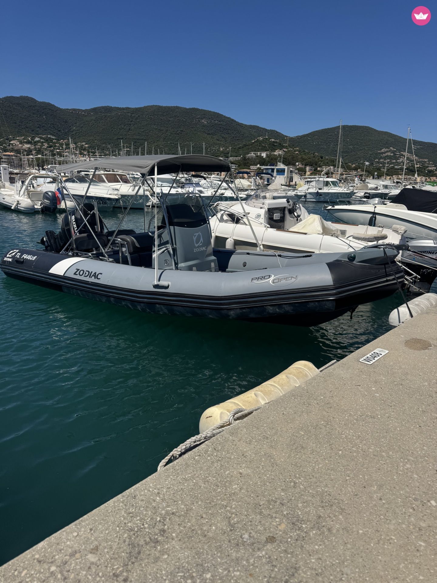 Bateau à moteur Zodiac 650 pro open 150cv 2