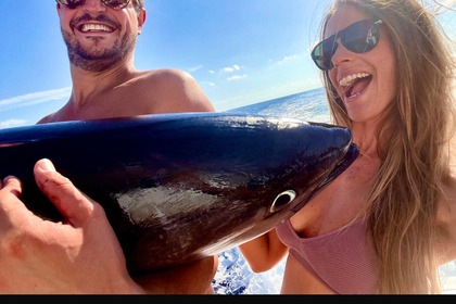 Fishing Charter, Day Charter or Sunset Cruise aboard refitted Cabo HTX44