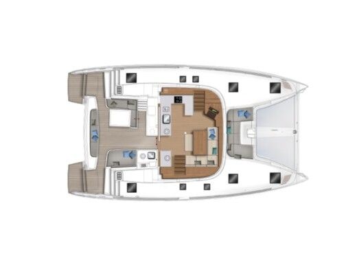 Catamaran Lagoon Lagoon 46 boat plan