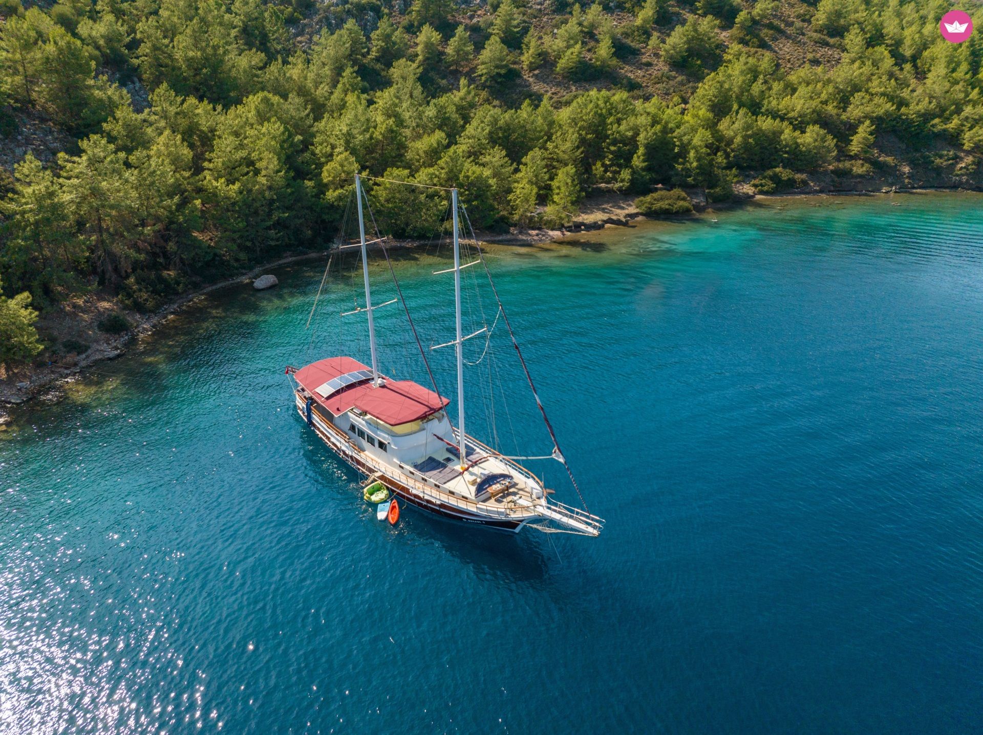 Goélette Traditional Gulet with a capacity of 16 people Ketch 28m