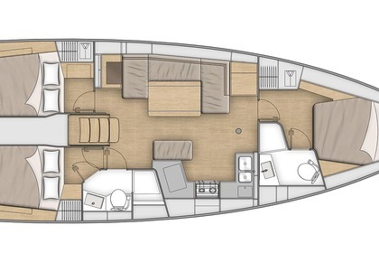 Hyra båt Segelbåt Bénéteau Oceanis 40.1 - 3 cab. Skradin