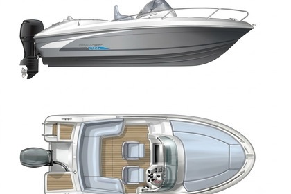 Hyra båt Motorbåt Beneteau Flyer 6.5 Sundeck Saint-Raphaël