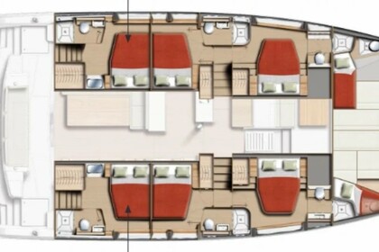 Location Catamaran Catana Group Bali 5.2 - 6 + 2 cab. Lefkada