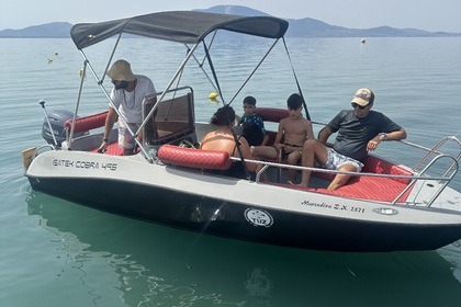 Charter Boat without licence  I satek 495 Chalkidiki