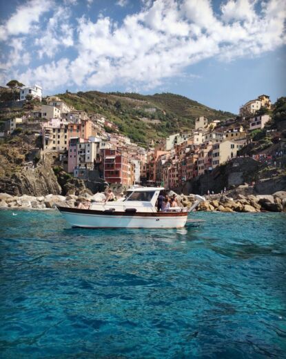 Motorboat Tour Cinque terre e Golfo dei poeti Apreamare Σχέδιο κάτοψης σκάφους