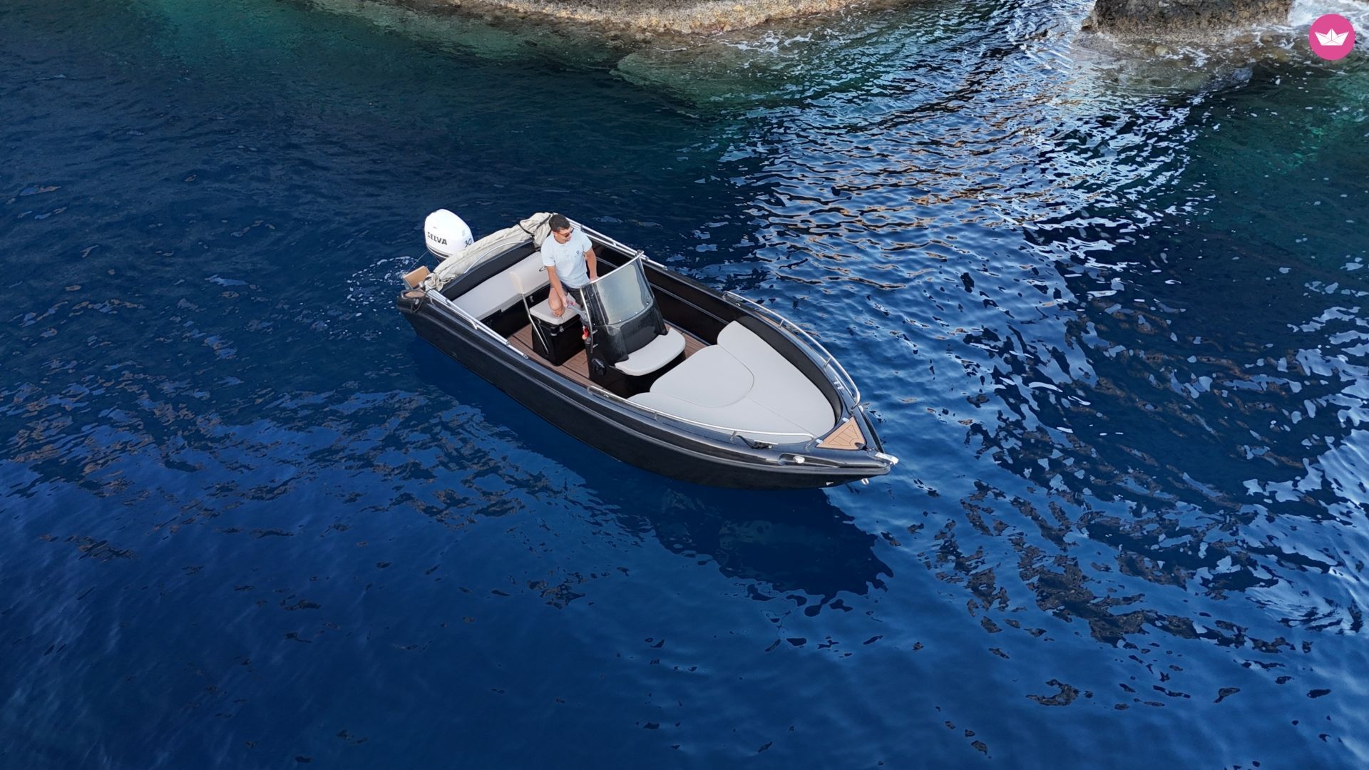 Bateau sans permis LUXURY MAXI BOAT 60cv 4
