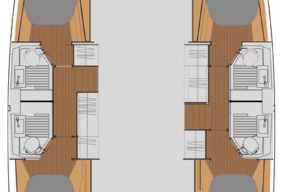 Hyra båt Katamaran Fountaine Pajot Fountaine Pajot Astrea 42 Quatuor Eden Island, Seychelles