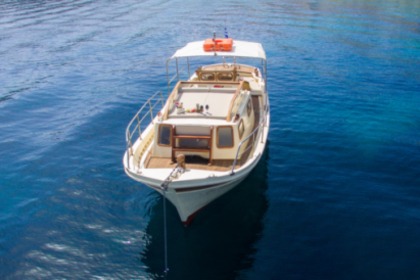 Rental Motorboat Traditional Wooden Mykonos