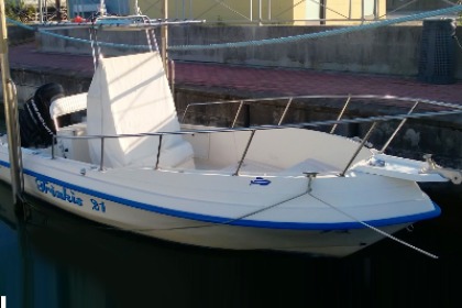 Miete Motorboot Polyform Triakis 21 Open T top Porto Tolle