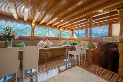 8 cabin Gulet located in Fethiye