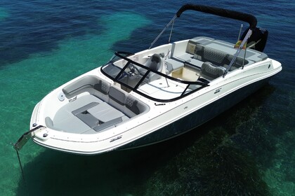 Bayliner VR6 con arco de Waveboard