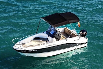 Miete Boot ohne Führerschein  Quicksilver Activ 455 Open (NUEVO 2023) Sitges