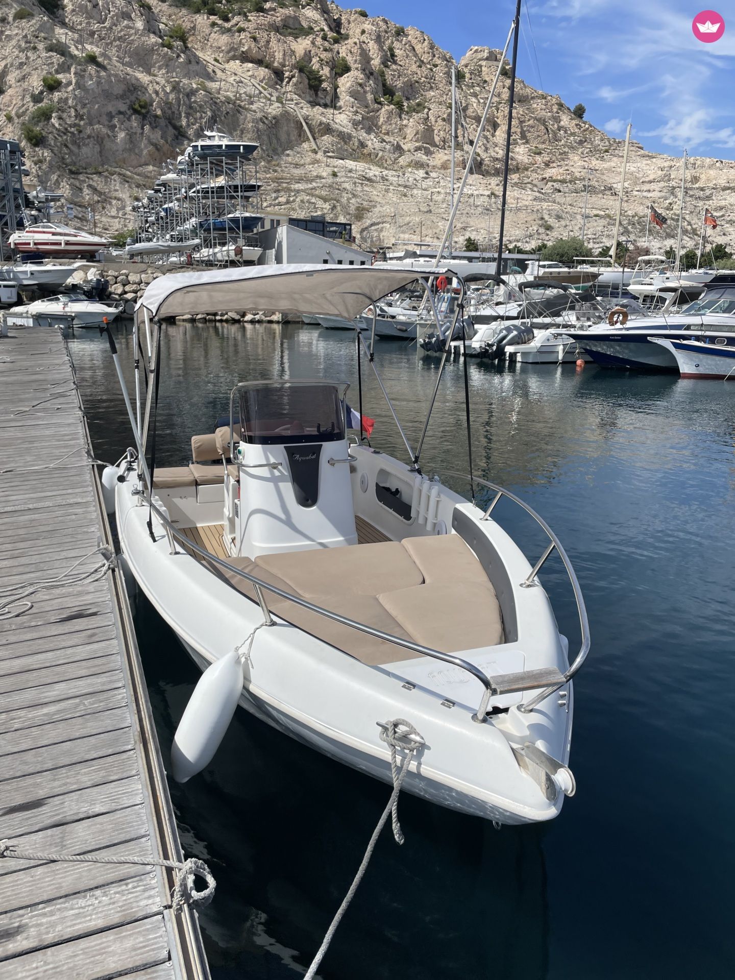 Bateau à moteur Aquabat Sportline 19 100cv