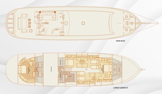 Sailboat Custom Made 36 m Superior Gulet boat plan