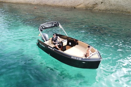 Miete Motorboot mareti 585 open full black Sant Antoni de Portmany