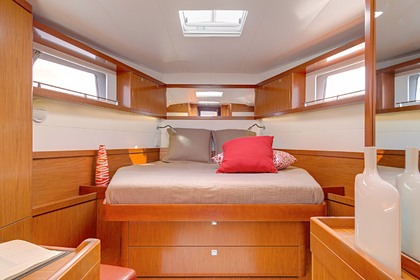 Large modern sailboat