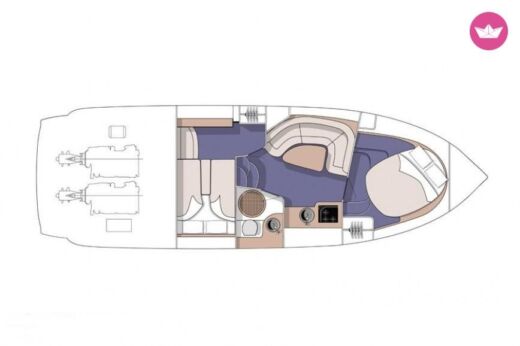 Motorboat Cranchi Zaffiro 34 Refit 2023 Plano del barco