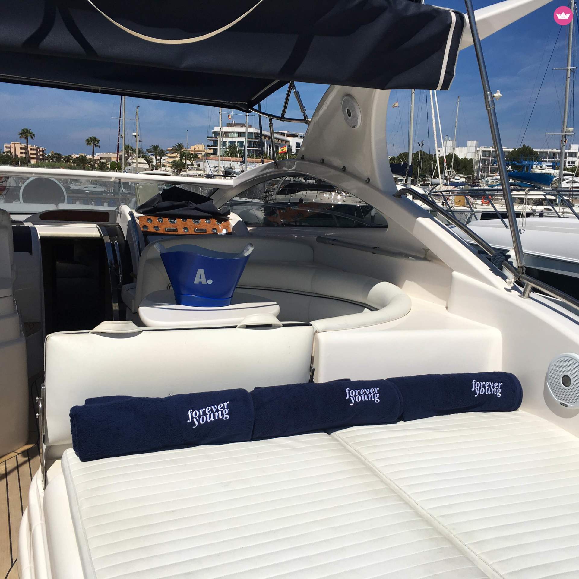 Charter motorboat in Ibiza  