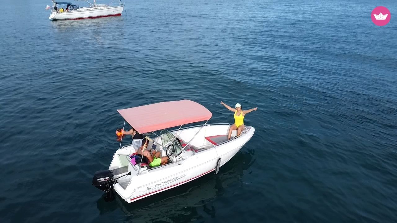 Bateau sans permis Quicksilver Comander 500 15cv 5