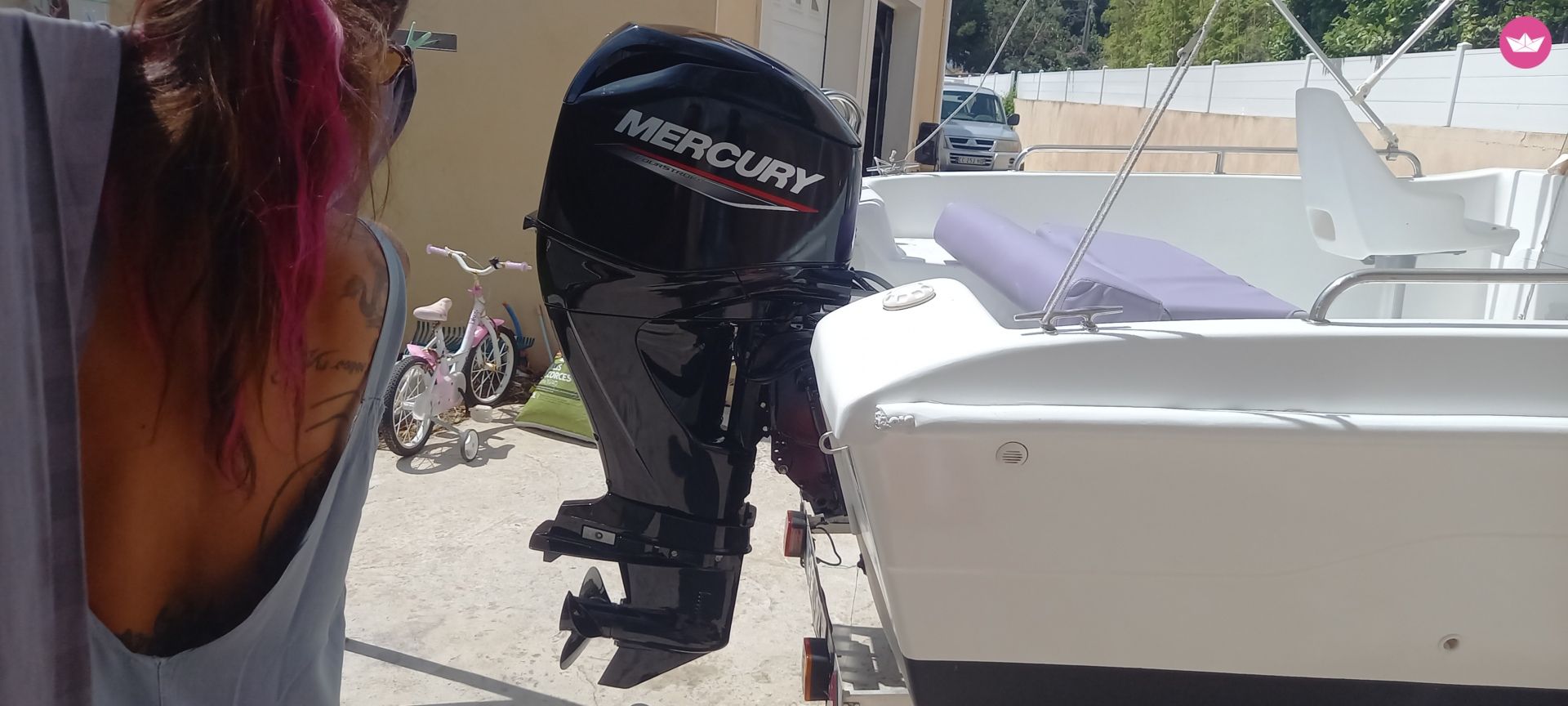 Bateau à moteur Ultramar 440 open 50cv 2