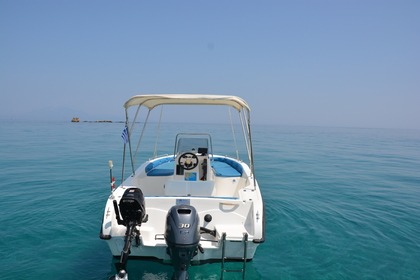 Explore Zakynthos with Ariadne, a 40hp speedboat for up to 4 guests – no license required! Perfect for daily cruises to Navagio, Blue Caves, Keri Caves & Turtle Island.