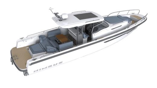 Motorboat Nimbus T11 boat plan