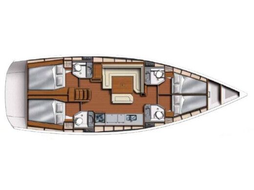 Sailboat  Sun Odyssey 469 Boat design plan