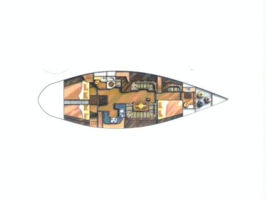 Sailboat DUFOUR Dufour 500 Gl Boot Grundriss