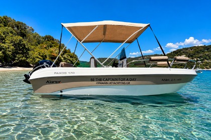 Charter Boat without licence  Karel Paxos170 Lefkada