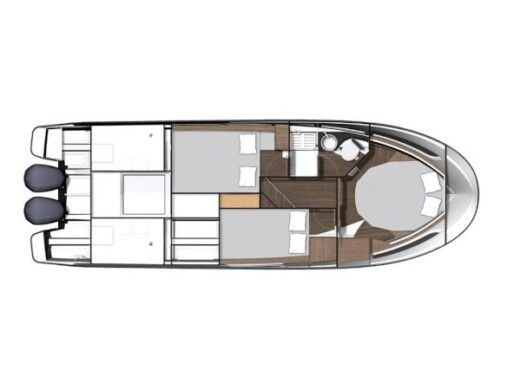 Motorboat Jeanneau Merry Fisher 1095 Boat design plan