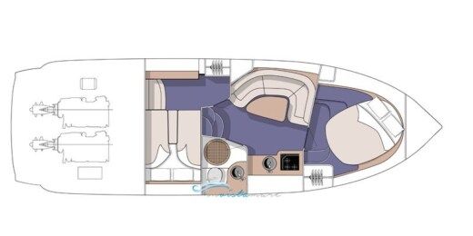 Motorboat Cranchi Zaffiro 34 Planimetria della barca
